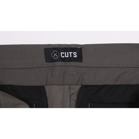 Cuts Clothing Mens AO Joggers Light Olive Flat Front Pants Large - Picture 6 of 7